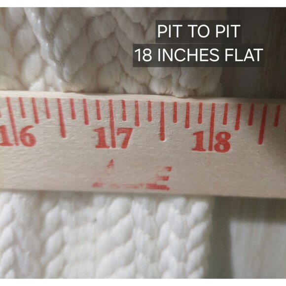 NWT Voy Womens Blue & White Two-Tone Dress W/ Knit Textured Top & Puff Sleeves~S - Picture 7 of 8